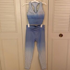 Matching leggings and sports bra set from PINK!